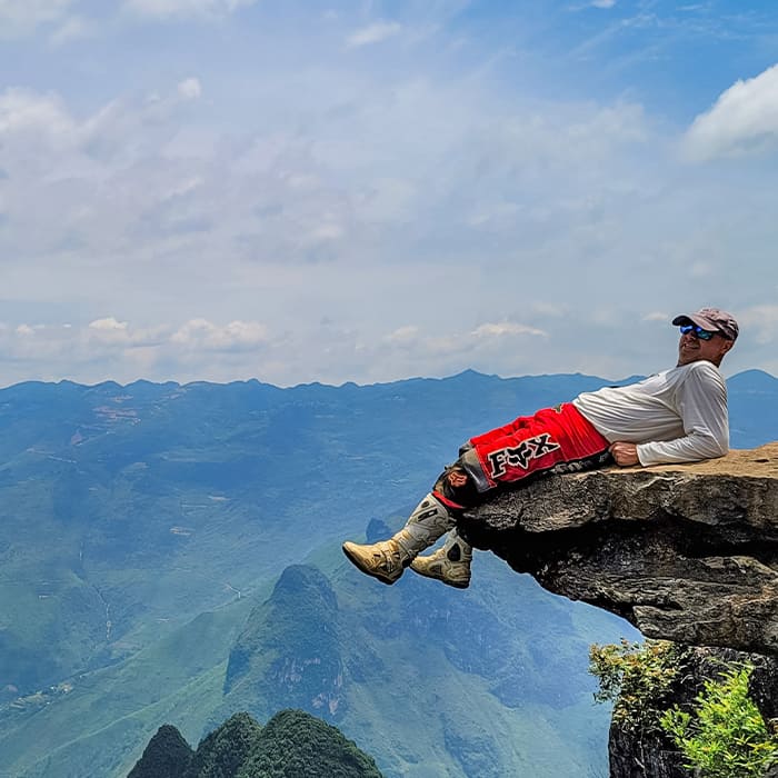 Mountain scenery at Ha Giang Loop, Vietnam - Motorbike Tour VietnamBikers