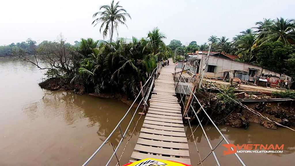 Option 1, destination: Motorcycle ride back Saigon.