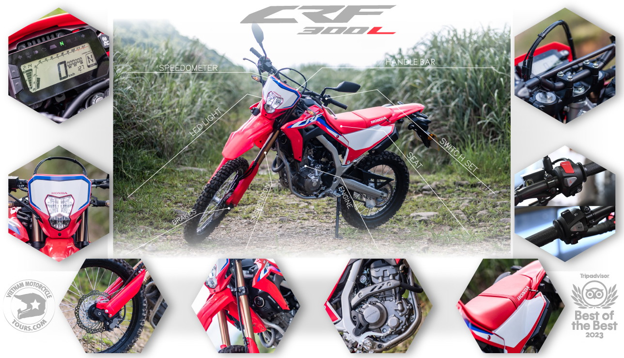 Honda CRF300L - Motorbike Tour VietnamBikers