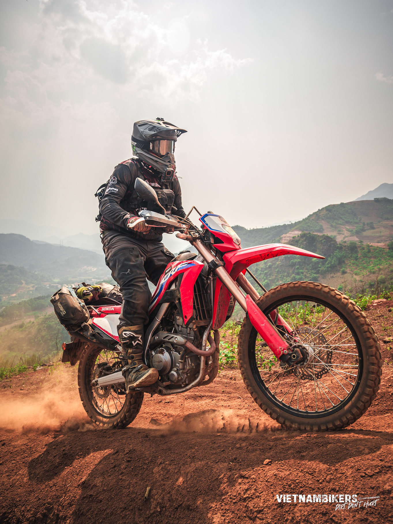 Vietnam Motorbike Tours Riding a Honda CRF300 in northern - Moto Tour VN