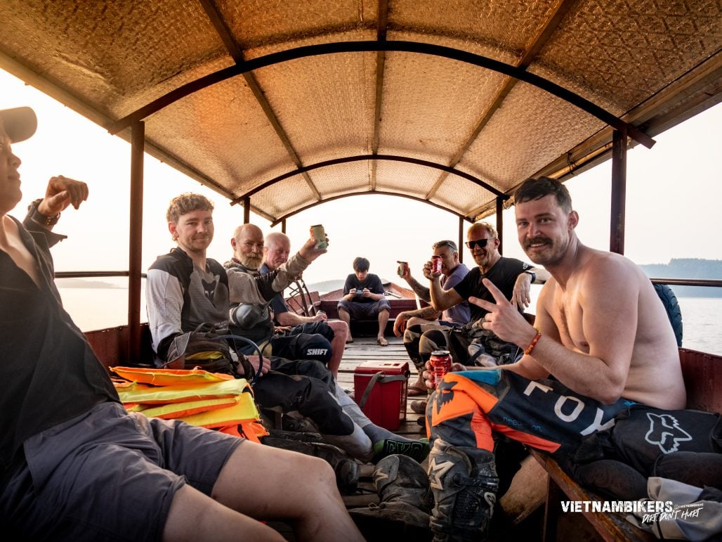 Day 9: Sapa Motorbike Tour to Thac Ba Lake – Boat Trip & Homestay Experience (190km)